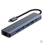 Kép 1/3 - Iris IH6-22 6in1 (3xUSB/1xLAN/1xHDMI/1xDP-USB-C 100W) Dokkoló