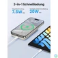 Kép 2/2 - UGREEN PB561 mágneses powerbank, 10000mAh, USB-C, 15W (bézs)