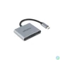 Kép 1/2 - Dicota USB-C hordozható 4-in-1 mini dokkoló állomás, 4K HDMI, PD 100W, ezüst