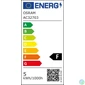 Kép 2/2 - LED izzó, GU10, spot (PAR16), 4,3 W, 650 lm, meleg fehér (2700 K), F, 3 db-os csomag