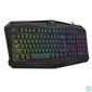 Kép 1/2 - TANKER RAINBOW fekete multimédiás gaming billentyűzet RGB megvilágítással, magyar kiosztás