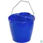 Kép 2/2 - Felmosó vödör 12 literes kicsavaró kosárral kerek Kék