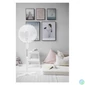 Kép 2/2 - Ventilátor álló 16" 40cm átmérő 40W, fehér Platinet