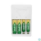 Kép 1/3 - Elemtöltő, akku Plug töltő + 4 db AA 2100 mAH Varta