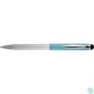 Kép 4/4 - Golyóstoll metál világoskék test, Zebra Stylus Telescopic, írásszín kék