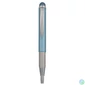 Kép 3/4 - Golyóstoll metál világoskék test, Zebra Stylus Telescopic, írásszín kék