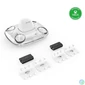 Kép 2/8 - 8BitDo Dual Charging Dock Xbox Series X|S / Xbox One fehér kontroller töltőállomás