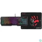 Kép 1/6 - A4-Tech A4TKLA47265 Bloody B1700 USB fekete gamer billentyűzet + egér + egérpad csomag
