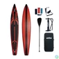 Kép 4/8 - Act!ive SB-001-Racer Ocean Springs piros-fekete SUP deszka 425cm/180kg, tartozékokkal