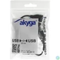 Kép 2/3 - Akyga USB 2.0 4 portos elosztó kábel