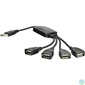Kép 1/3 - Akyga USB 2.0 4 portos elosztó kábel