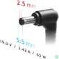 Kép 4/6 - Akyga AK-ND-01 19V/3,42A/65W 5,5x2,5mm Asus / Toshiba / HP / Compaq  notebook hálózati töltő