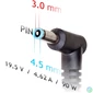 Kép 2/5 - Akyga AK-ND-53 19,5V/4,62A/90W 4,5x3mm + pin DELL notebook hálózati töltő
