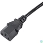 Kép 1/3 - Akyga AK-PC-03A 1,8m IEC C14 - IEC C13 monitor / PC tápkábel hosszabító