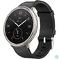 Kép 1/5 - Amazfit Active 2 NFC fekete bőr szíjas okosóra