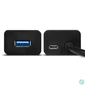 Kép 2/5 - Axagon HUE-S2BP 4 portos USB3.0 gyorstöltő hosszú kábeles HUB tápegységgel