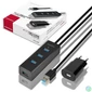 Kép 4/5 - Axagon HUE-S2BP 4 portos USB3.0 gyorstöltő hosszú kábeles HUB tápegységgel