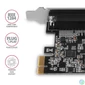 Kép 2/2 - Axagon PCEA-P1N 1 db párhuzamos portos 1 sávos PCI-Express kártya