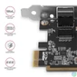 Kép 4/4 - Axagon PCEE-GRF Gigabit Ethernet 1 sávos PCI-Express kártya