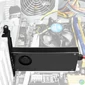 Kép 3/9 - Axagon PCEM2-DC PCI-Express - NVME+NGFF M.2 hűtővel ellátott adapter
