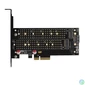 Kép 7/9 - Axagon PCEM2-DC PCI-Express - NVME+NGFF M.2 hűtővel ellátott adapter