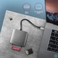 Kép 7/7 - Axagon CRE-S3C USB-C 3.2 SD/microSD/CF külső kártyaolvasó