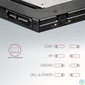 Kép 5/8 - Axagon RSS-CD09 2,5" SATA SSD/HDD caddy optikai meghajtó beépítő keret