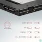 Kép 5/7 - Axagon RSS-CD09 2,5" SATA SSD/HDD caddy optikai meghajtó beépítő keret