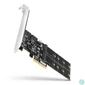 Kép 1/6 - Axagon PCES-SA4M2 2db belső SATAIII portos + 2db SATA M.2 foglalat PCI-Express kártya