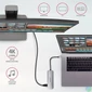 Kép 2/7 - Axagon HMC-HCR3A SuperSpeed USB-C COMBO 5in1 HUB