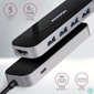 Kép 6/7 - Axagon HMC-6H4A SuperSpeed USB-C COMBO 6in1 hub