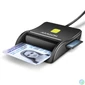 Kép 1/2 - Axagon CRE-SM3SD USB Smart card & SD/microSD/SIM card FlatReader okos kártyaolvasó