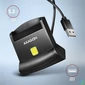 Kép 4/5 - Axagon CRE-SM4N USB Smart card StandReader okos kártyaolvasó