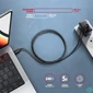 Kép 4/10 - Axagon BUCM4X-CM10AB NewGEN+ 1m USB-C <> USB-C 4 Gen 3x2 / 240W kábel