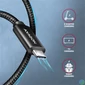 Kép 5/5 - Axagon BUCM2-CM15AB 1,5m USB C fekete adat- és töltőkábel