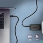 Kép 4/5 - Axagon BUCM2-CM20AB 2m USB C fekete adat- és töltőkábel