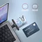 Kép 4/5 - AXAGON CRE-SMPA USB Smart card PocketReader okos kártyaolvasó