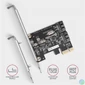 Kép 3/3 - Axagon PCES-SJ2 2db belső SATAIII portos PCI-Express kártya
