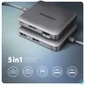 Kép 2/5 - Axagon HMC-5HL SuperSpeed USB-C 5in1 hub