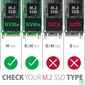 Kép 1/7 - Axagon EEM2-UG2 USB-C 3.2 NVME M2 fekete ház