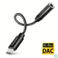 Kép 1/8 - Axagon ADA-HC Mini USB-C audio adapter 384 kHz / 32 bit DAC átalakítóval