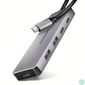 Kép 1/6 - Axagon HMC-5H60 5Gbps 5in1 szürke Type-C hub