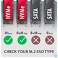 Kép 10/10 - Axagon EEM2-20G USB-C 20Gbps - M.2 NVMe külső SSD ház
