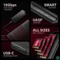 Kép 5/9 - Axagon EEM2-GAM USB-C 10Gbps - M.2 NVMe & SATA külső SSD ház