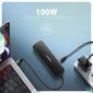 Kép 4/6 - Axagon HMC-6GLN USB-C 5Gbps GLASS 6in1 hub