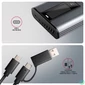 Kép 7/9 - Axagon EEM2-SD2 DISPLAY USB-C 10Gbps M.2 NVMe & SATA SSD külső ház