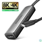 Kép 1/6 - Axagon RVC-HI8KPD 16cm 8K/60Hz PD 100W USB-C - HDMI 2.1 adapter