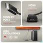 Kép 2/5 - Axagon RVD-HI20N 4K/60Hz DisplayPort - HDMI 2.0 adapter