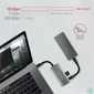 Kép 4/5 - Axagon HMC-4G2 4 portos USB3.2. Gen 2 ezüstfekete HUB