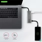 Kép 4/7 - Axagon HMC-5G2 5 portos USB3.2. Gen 2 ezüstfekete HUB